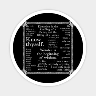 Socrates Quotes Magnet